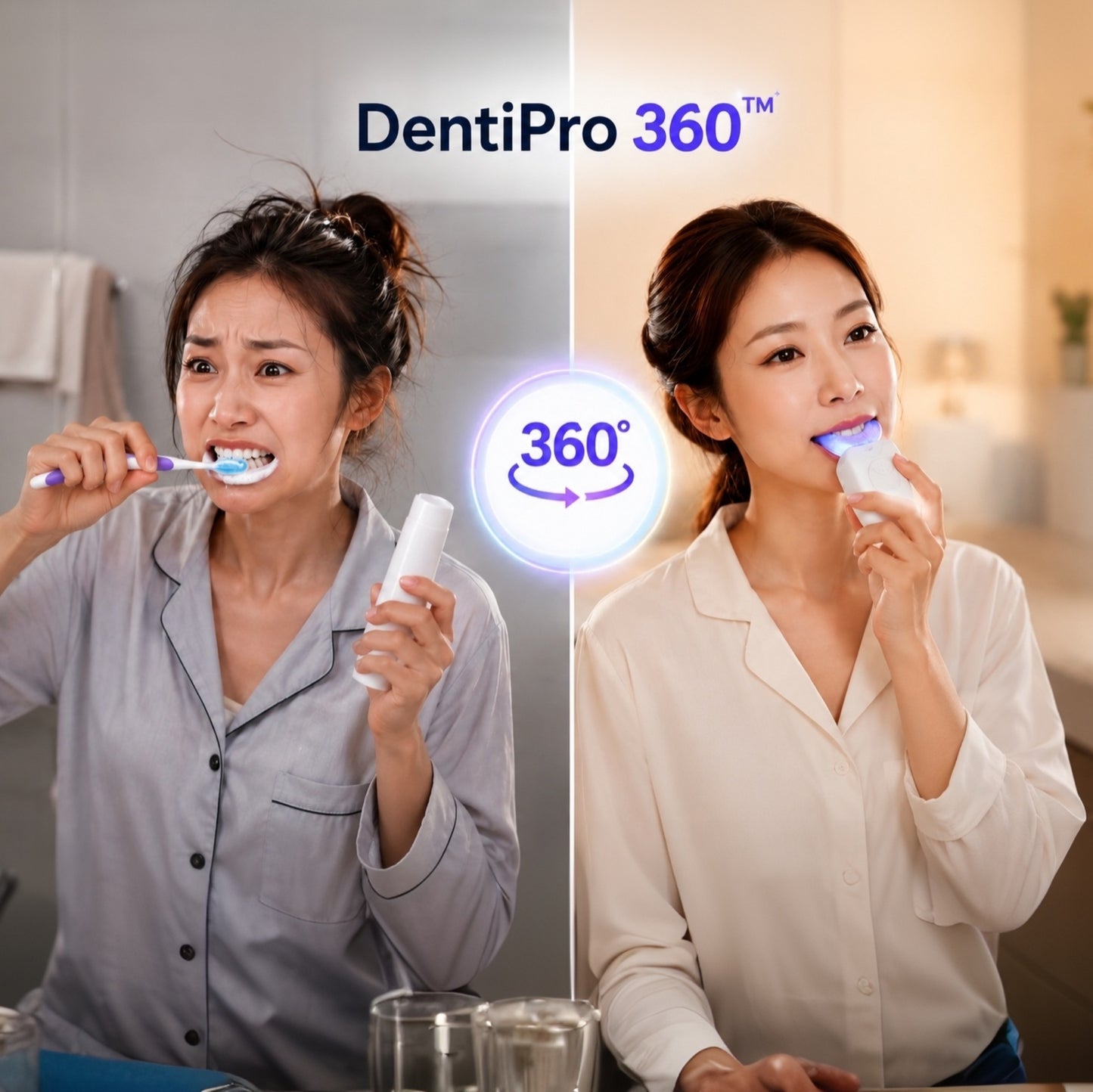 DentiPro 360™ – Cepillo Dental Automático Ultrasónico