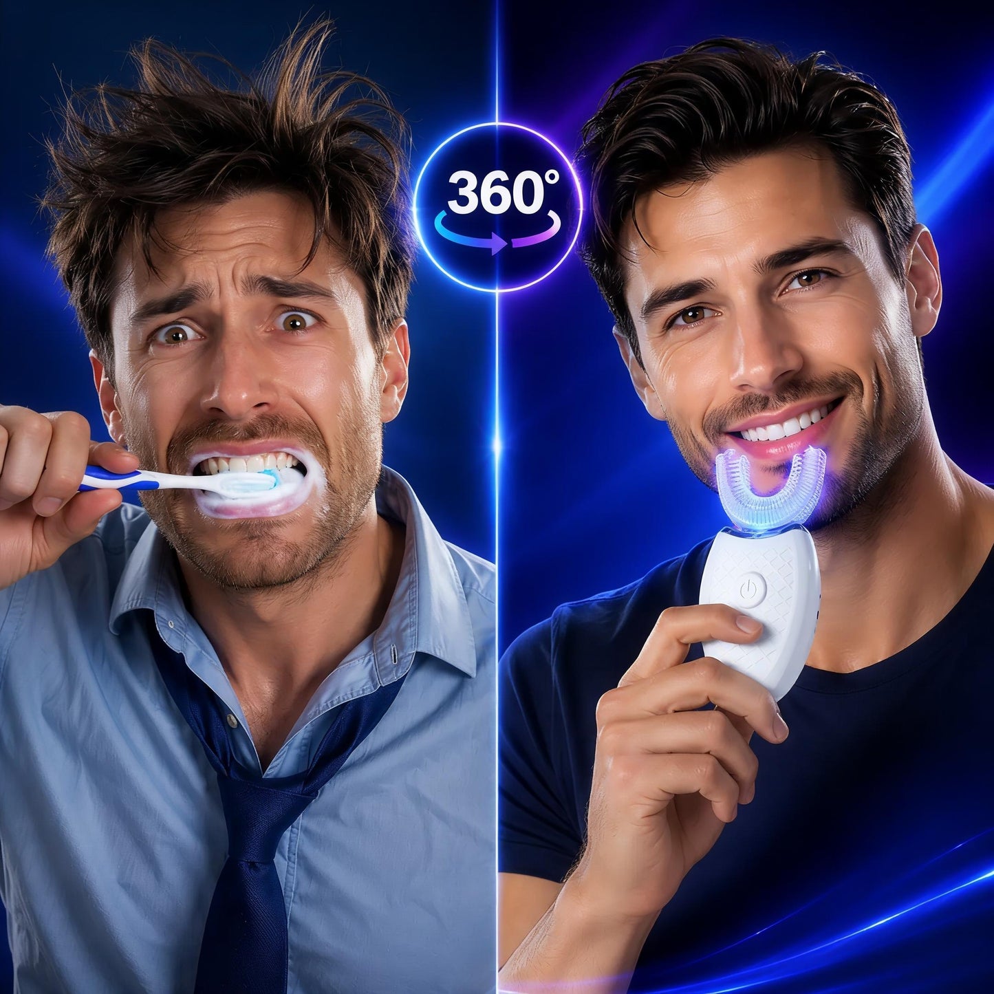 DentiPro 360™ – Cepillo Dental Automático Ultrasónico