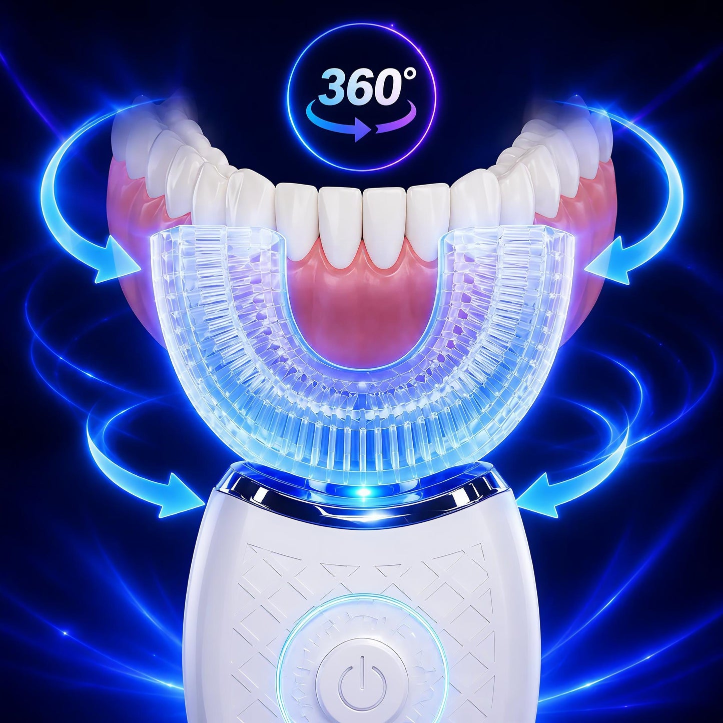 DentiPro 360™ – Cepillo Dental Automático Ultrasónico